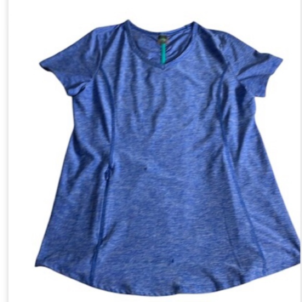 Women’s size small Duluth trading company blue active short sleeve shirt